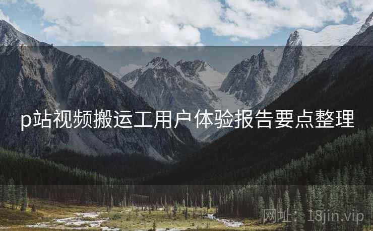 p站视频搬运工用户体验报告要点整理