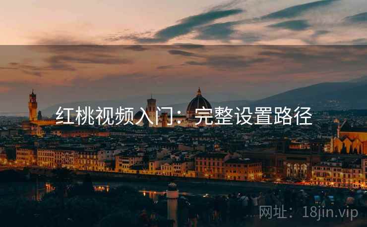 红桃视频入门：完整设置路径