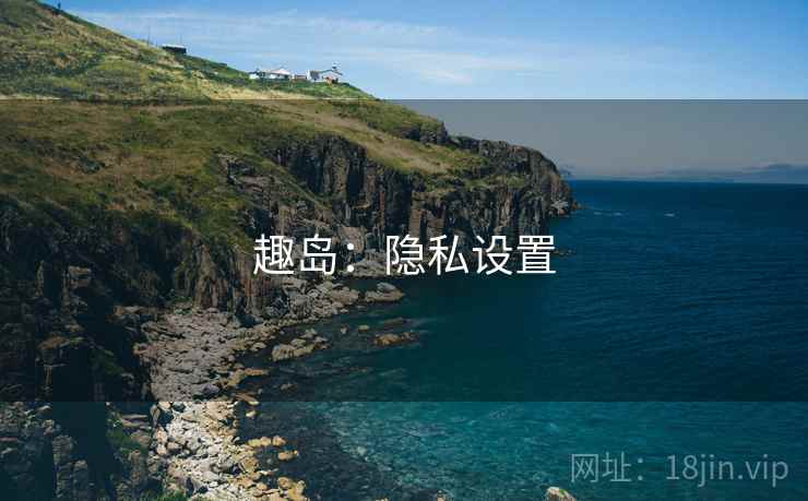 趣岛：隐私设置