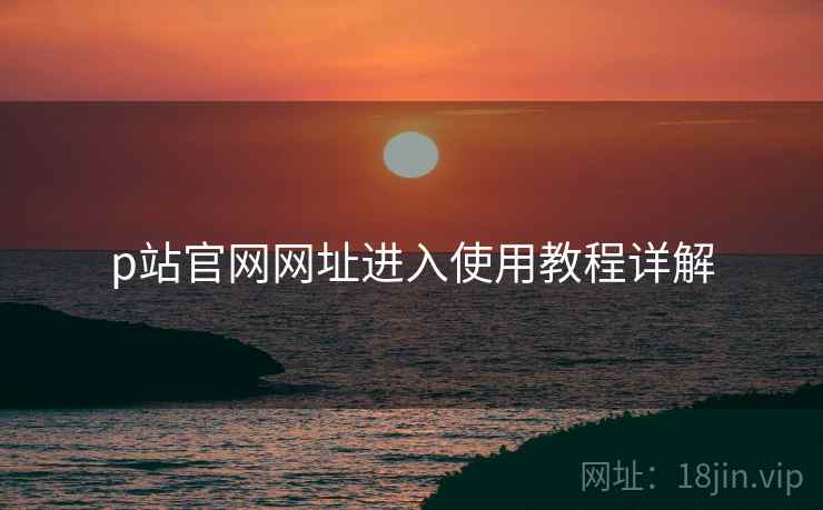 p站官网网址进入使用教程详解