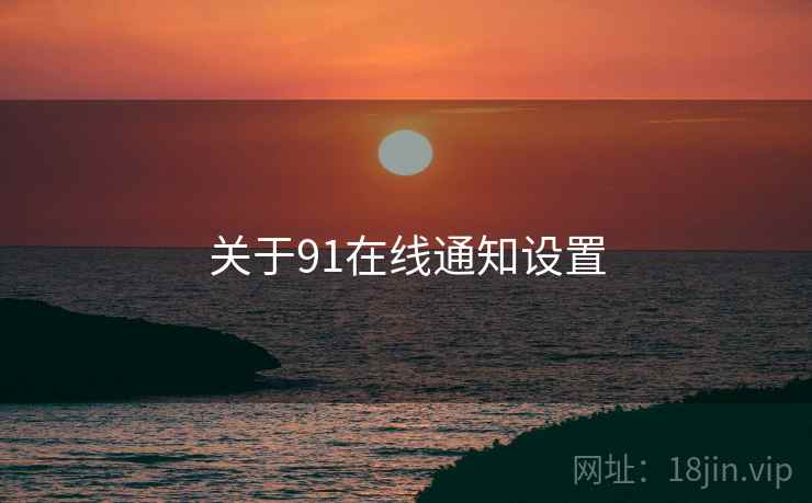 关于91在线通知设置